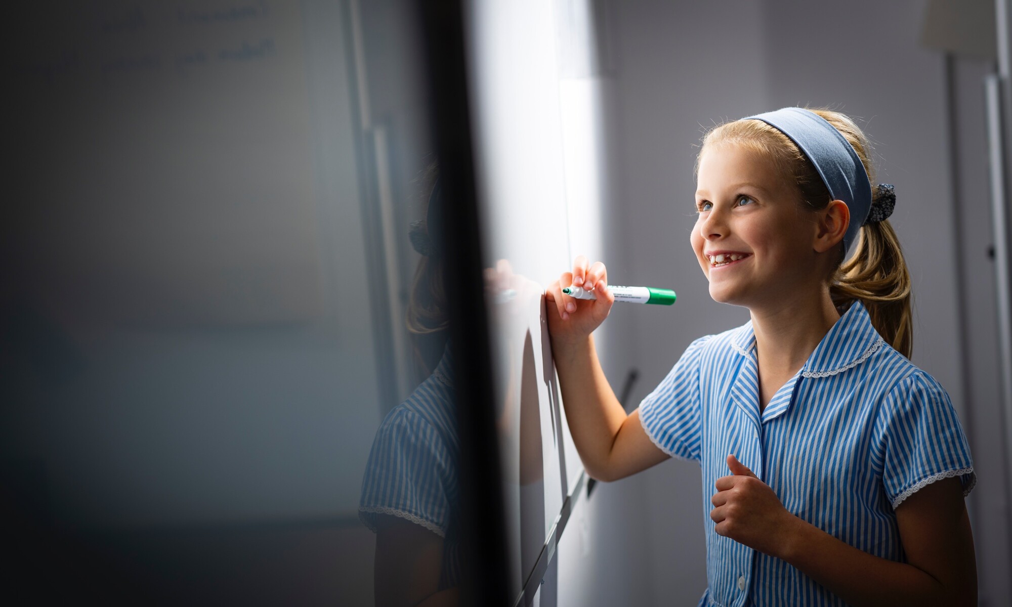 La Fontaine Academy Image of Pupil in the Classroom